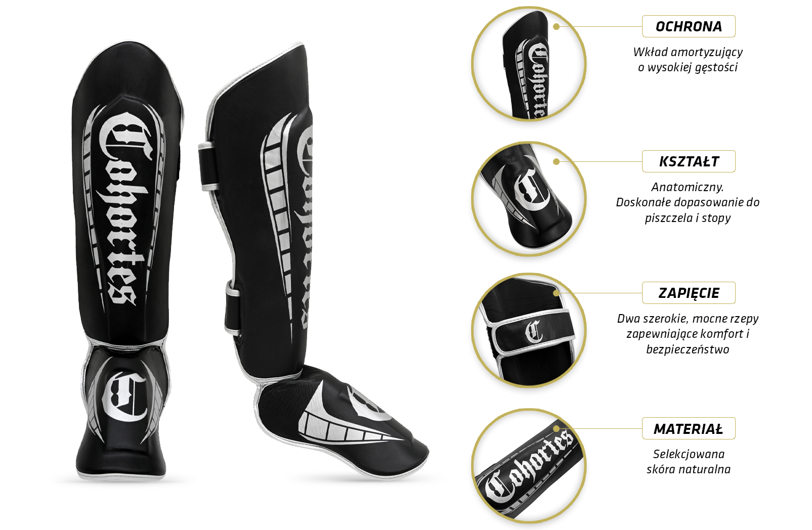 Ochraniacze na golen i stope skorzane Cohortes Aculeo Armis blacksilver.jpg (578 KB)